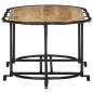 Preview: Couchtisch 110x55x40 cm Raues Mangoholz