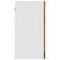 Preview: Hängeschrank Glas Artisan-Eiche 40x31x60 cm Holzwerkstoff
