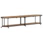 Preview: ARDEBO.de - TV-Regal 200x42x40 cm Massivholz Akazie