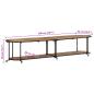 Preview: TV-Regal 200x42x40 cm Massivholz Akazie