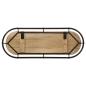 Preview: Wandgarderobe mit 5 Haken Raues Mangoholz