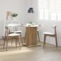 Preview: ARDEBO.de - Esstisch Artisan-Eiche 80x80x75 cm Holzwerkstoff