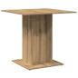 Preview: Esstisch Artisan-Eiche 80x80x75 cm Holzwerkstoff