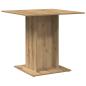 Preview: Esstisch Artisan-Eiche 80x80x75 cm Holzwerkstoff