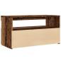 Preview: TV-Schränke mit LED-Leuchten 2 Stk. Altholz-Optik Holzwerkstoff