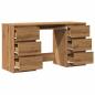 Preview: Schreibtisch Artisan-Eiche 140x50x77 cm Holzwerkstoff