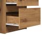 Preview: Schreibtisch Artisan-Eiche 140x50x77 cm Holzwerkstoff