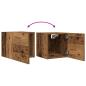 Preview: TV-Wandschrank Altholz-Optik 30,5x30x30 cm