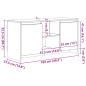 Preview: TV-Schrank Altholz-Optik 102x37,5x52,5 cm Holzwerkstoff