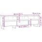 Preview: TV-Schrank Altholz-Optik 150x30x44,5 cm Holzwerkstoff