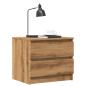 Preview: ARDEBO.de - Nachttisch Artisan-Eiche 50x40x43,5 cm Holzwerkstoff