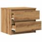 Preview: Nachttisch Artisan-Eiche 50x40x43,5 cm Holzwerkstoff