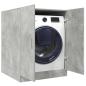 Preview: ARDEBO.de - Waschmaschinenschrank Betongrau 70,5x71,5x91,5 cm