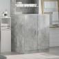 Preview: Waschmaschinenschrank Betongrau 70,5x71,5x91,5 cm