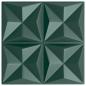 Preview: Wandpaneele 48 Stk. Grün 50x50 cm XPS 12 m² Origami