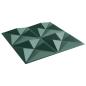 Preview: Wandpaneele 48 Stk. Grün 50x50 cm XPS 12 m² Origami