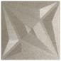 Preview: Wandpaneele 12 Stk. Schwarz 50x50 cm XPS 3 m² Stern