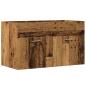 Preview: Waschbeckenunterschrank Altholz-Optik 80x38,5x46 cm