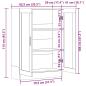 Preview: Bücherschrank Artisan-Eiche 82,5x30,5x115 cm Holzwerkstoff