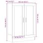 Preview: Bücherschrank Artisan-Eiche 82,5x30,5x115 cm Holzwerkstoff