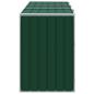 Preview: Mülltonnenbox für 3 Tonnen Grün 216x81x115 cm Stahl