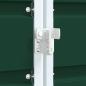 Preview: Mülltonnenbox für 3 Tonnen Grün 216x81x115 cm Stahl