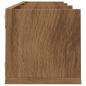 Preview: ARDEBO.de - CD-Wandregal Artisan-Eiche 75x18x18 cm Holzwerkstoff