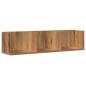 Preview: ARDEBO.de - CD-Wandregal Artisan-Eiche 75x18x18 cm Holzwerkstoff