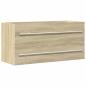 Preview: Waschbeckenunterschrank Sonoma-Eiche 100x38,5x48 cm