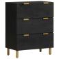 Preview: Sideboards 2 Stk. Schwarz 60x33x75 cm Holzwerkstoff