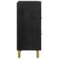 Preview: Sideboards 2 Stk. Schwarz 60x33x75 cm Holzwerkstoff