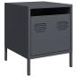 Preview: Nachttisch Anthrazit 35x39x43,5 cm Stahl