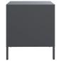 Preview: Nachttisch Anthrazit 35x39x43,5 cm Stahl