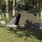 Preview: Kuppel-Campingzelt 3 Personen Braun Wasserdicht