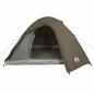 Preview: Kuppel-Campingzelt 3 Personen Braun Wasserdicht