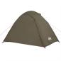 Preview: Kuppel-Campingzelt 3 Personen Braun Wasserdicht