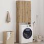 Preview: Waschmaschinenschrank Artisan-Eiche 64x25,5x190 cm