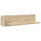 Preview: Wandregale 2 Stk. Sonoma-Eiche 75x16,5x16,5 cm Holzwerkstoff