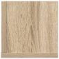 Preview: Wandregale 2 Stk. Sonoma-Eiche 75x16,5x16,5 cm Holzwerkstoff