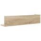 Preview: Wandregale 2 Stk. Sonoma-Eiche 75x16,5x16,5 cm Holzwerkstoff