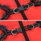 Preview: Hundemantel mit Geschirr Wasserdicht Reflektierend Rot 3XL