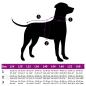 Preview: Hundemantel mit Geschirr Wasserdicht Reflektierend Rot 3XL