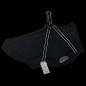 Preview: Hundemantel mit Geschirr Wasserdicht Reflektierend Schwarz 3XL