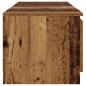 Preview: TV-Schrank mit LED-Leuchten Altholz-Optik 140x40x35,5 cm