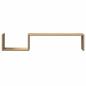 Preview: Wandregale 2 Stk. Artisan-Eiche 100x15x20 cm Holzwerkstoff