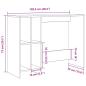 Preview: Schreibtisch Altholz-Optik 102,5x35x75 cm Holzwerkstoff