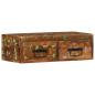 Preview: TV-Wandschrank 60x30x19 cm Altholz Massiv