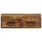 Preview: TV-Wandschrank 60x30x19 cm Altholz Massiv