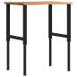 Preview: Werkbank Hellbraun 80x60x(71,5-98) cm Massivholz Eiche