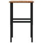 Preview: Werkbank Hellbraun 80x60x(71,5-98) cm Massivholz Eiche